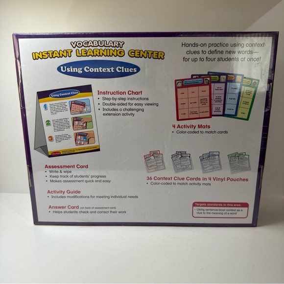 Lakeshore Instant Learning Center Vocabulary Using Context Clues Grades 2-3 NEW - Picture 2 of 3